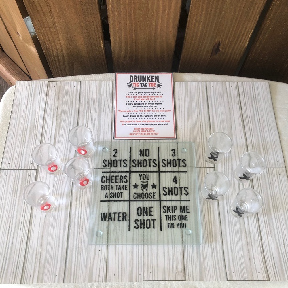 Drunken Adult Tic Tac Toe Game